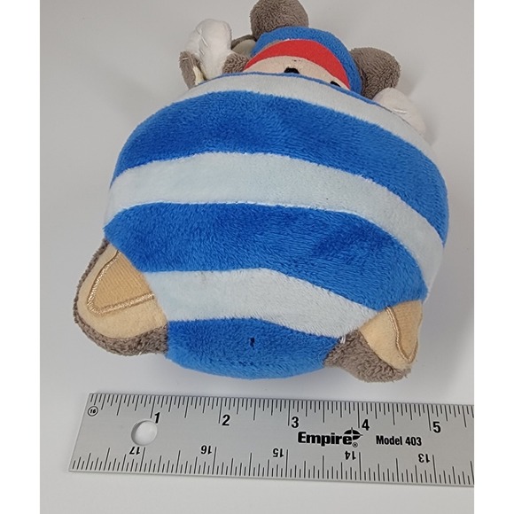 Nintendo Mario Official 9" Sanei FLYING SQUIRREL BLUE TOAD Plush Toy Japan 2012 - Picture 9 of 10